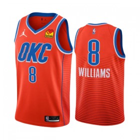 Maillot Basket Homme Oklahoma City Thunder Jalen Williams 8 2022-23 Jordan Statement Edition Orange Swingman